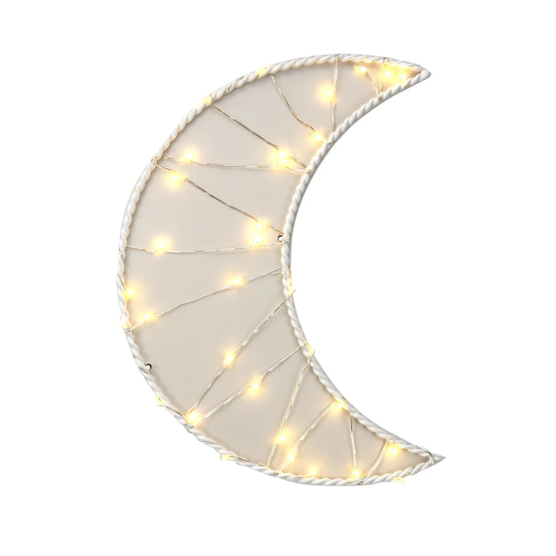 Décoration murale - Lune avec LED
