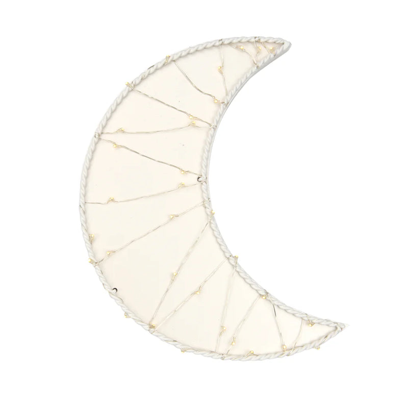 Décoration murale - Lune avec LED