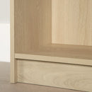 Bibliothèque étroite 5 tablettes Liora - Chêne blanchi