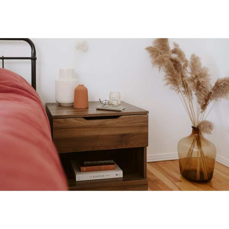 1-Drawer Nightstand  Holland Natural Walnut 11284