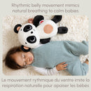 Peluche panda Snuggly Buddy, décor noir et blanc — Tiny Love