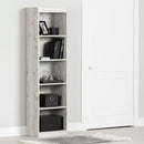 Bibliothèque étroite 5 tablettes Axess - Pin bord de mer