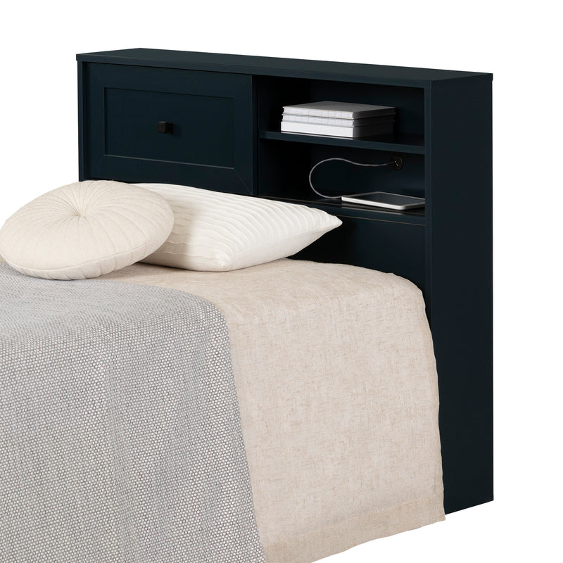 Tête de lit simple 39" Hazen - Bleu marin
