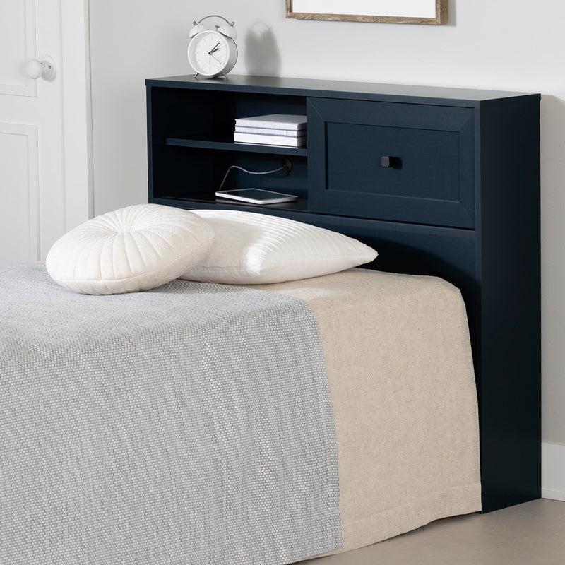 Tête de lit simple 39" Hazen - Bleu marin