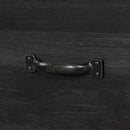 Bureau de travail avec tirette pour clavier Tassio - Chêne gris