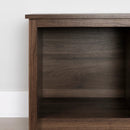 Banc d’entrée avec rangement Toza - Noyer naturel