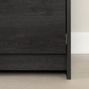 Bureau de travail avec tirette pour clavier Tassio - Chêne gris