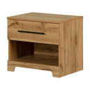 Table de chevet 1 tiroir Barcelo - Chêne nordique