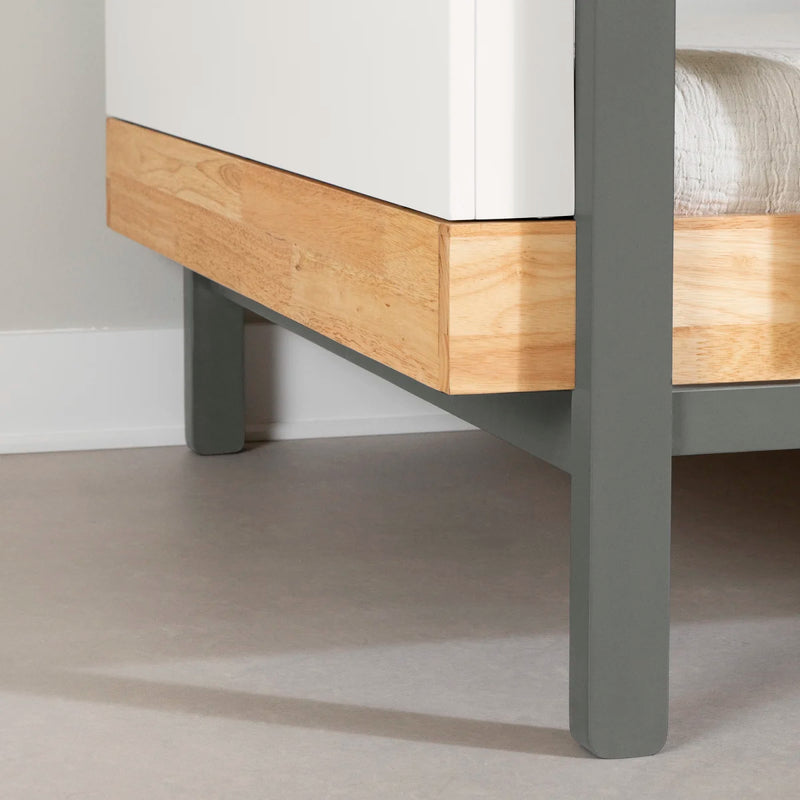 Bebble - Modern Bunk Beds -- White and Natural