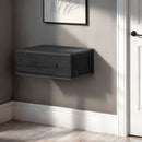 Table de chevet flottante 1 tiroir Primo - Chêne noir