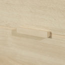 Tête de lit bibliothèque simple 39" Noah - Chêne blanchi