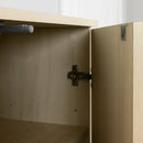 Ensemble de 2 buffets avec 2 portes Arum - Chêne blanchi