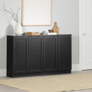 Ensemble de 2 buffets avec tablettes Arum - Chêne noir