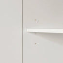 Armoire de rangement 2 portes Haven - Blanc solide