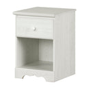 Table de chevet 1 tiroir Summer Breeze-Pin blanc