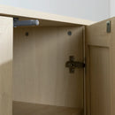 Ensemble de 2 buffets avec tablettes Arum - Chêne blanchi