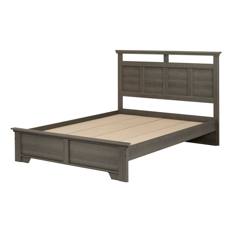 Ensemble lit plateforme et tête de lit queen 60" Versa - Érable cendré