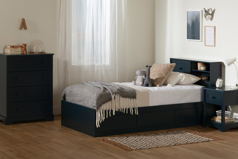 Tête de lit simple 39" Hazen - Bleu marin