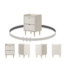 Table de bout Hype - Chêne hivernal