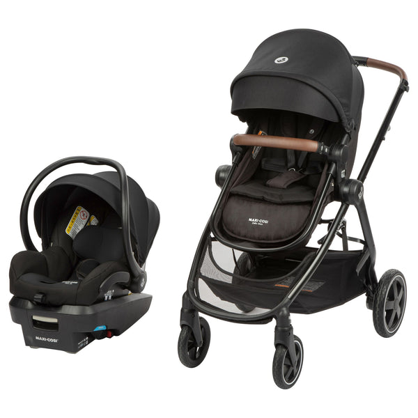 Maxi Cosi Zelia Max 5 in 1 Travel System Basalt Black