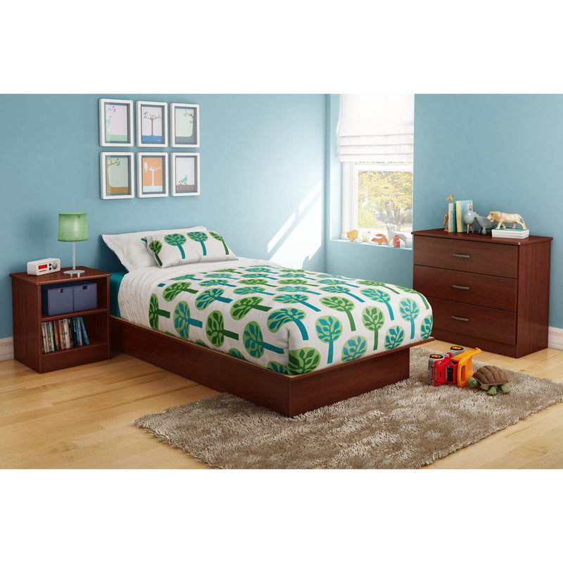 Libra - 39" Platform Bed -- Royal Cherry