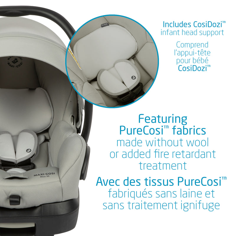 Maxi Cosi Zelia Max 5-in-1 Travel System - Polished Pebble