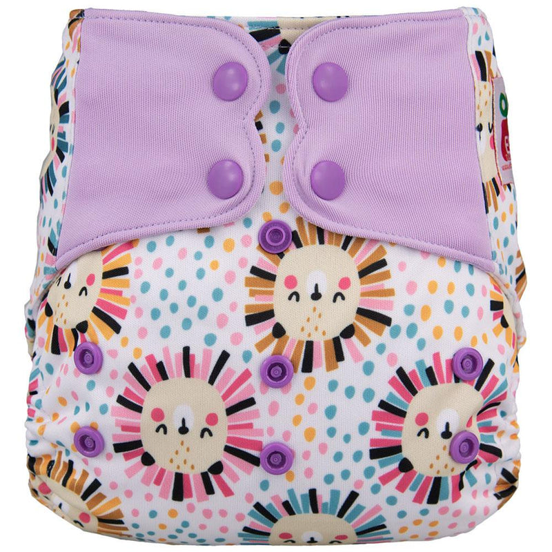 Elf Pocket Diaper Colorful Lions