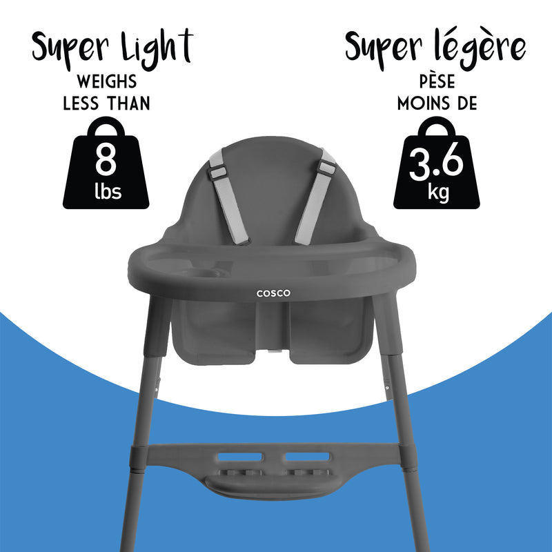 Cantine high chair - White - Cosco