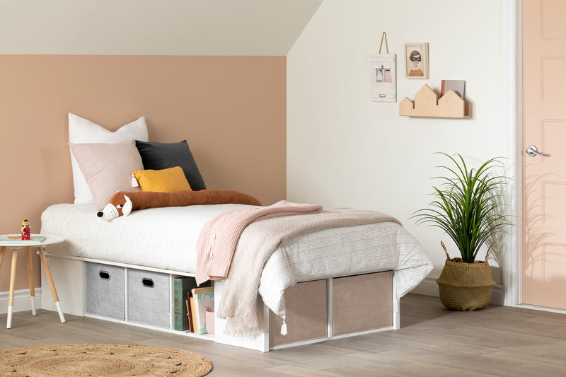 Flexible - Platform Bed with Storage and Baskets