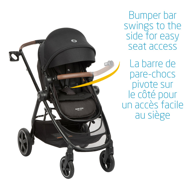 Système de voyage 5 en 1 Zelia Max- Noir basalte