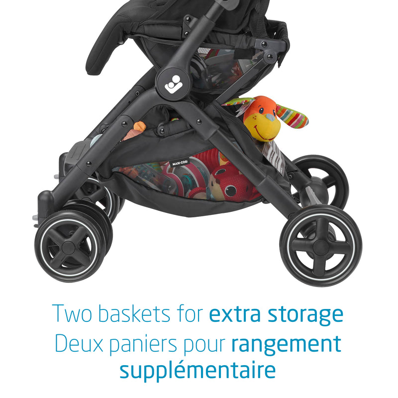 Lara Ultra-Compact Stroller - Essential Black