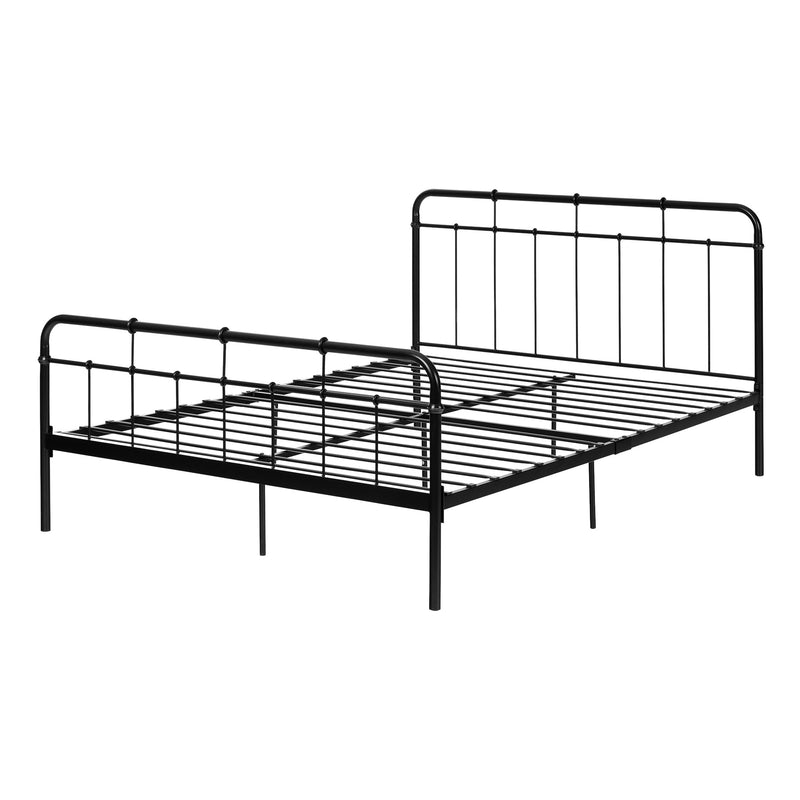 Metal Platform Bed Queen 60'' Versa Black 11683