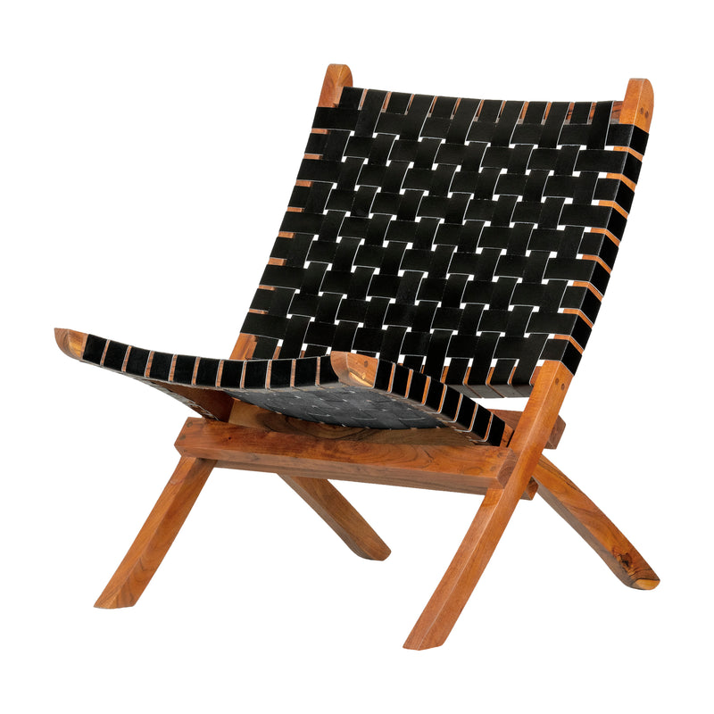 Balka - Woven Leather Lounge Chair