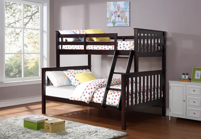 Bunk bed 39"/54" - grey