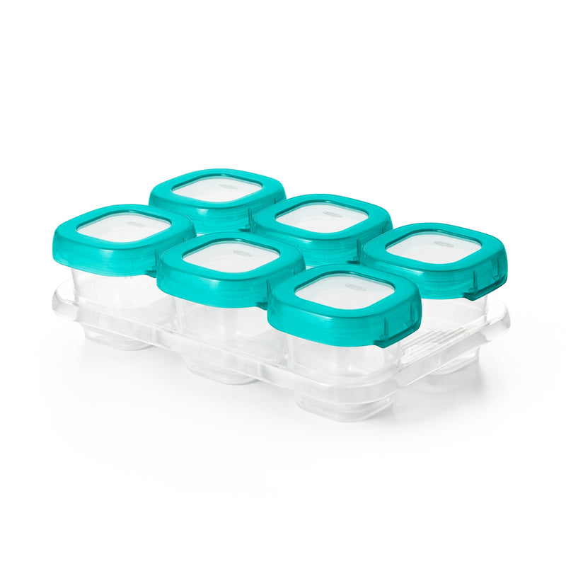 Freezer Tray with Silicone Lid (2pack) Teal