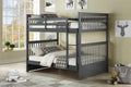 Lits superposés 54"/54" - Gris — IFDC