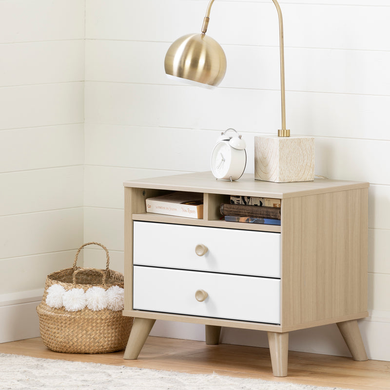 Yodi 2-drawer nightstand