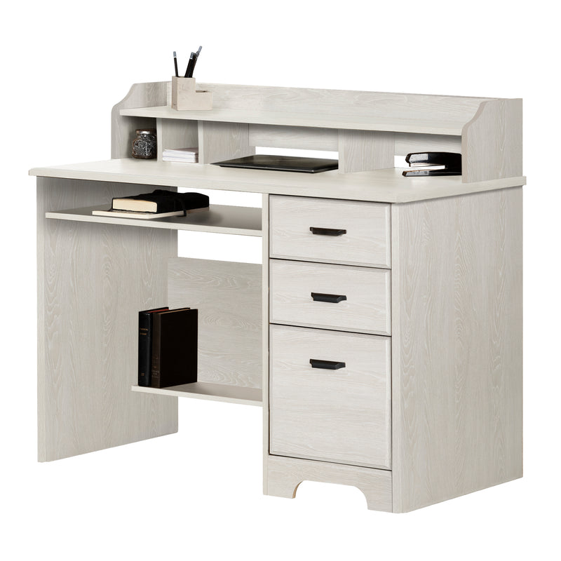 Winter Oak 2-Drawer Desk - Versa