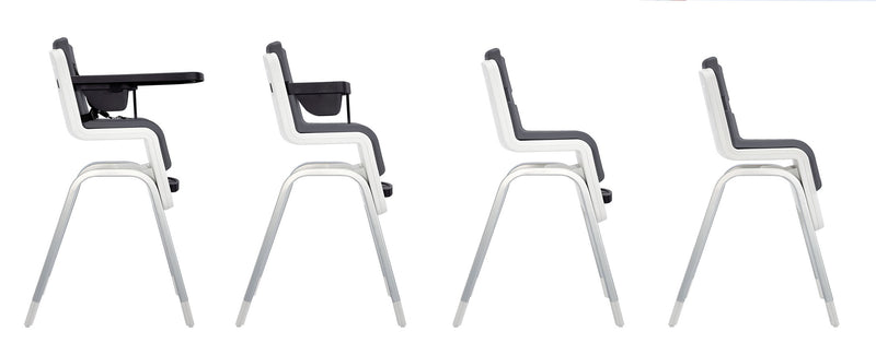 Chaise haute ZAAZ - Étain