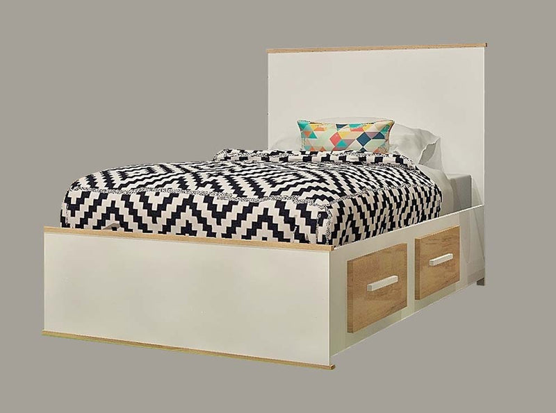 Ensemble de chambre AXEL 5027 - Blanc et Merisier naturel