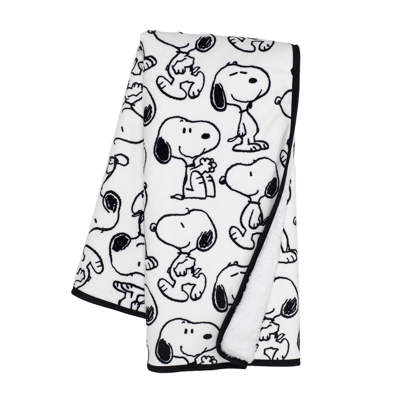 Couverture noir et blanche - Classic snoopy