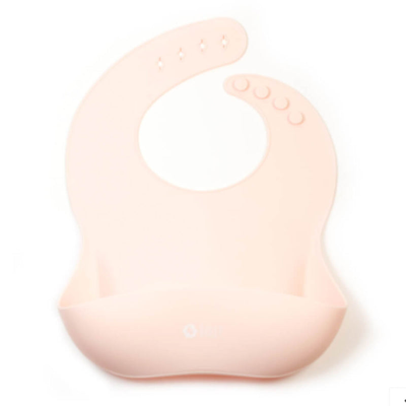 Silicone Bib – Pink Peach