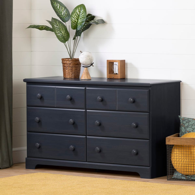 6-Drawer Double Dresser  Summer Breeze Blueberry 3294027