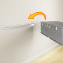 Console média murale 66" City Life - Chêne Vieilli