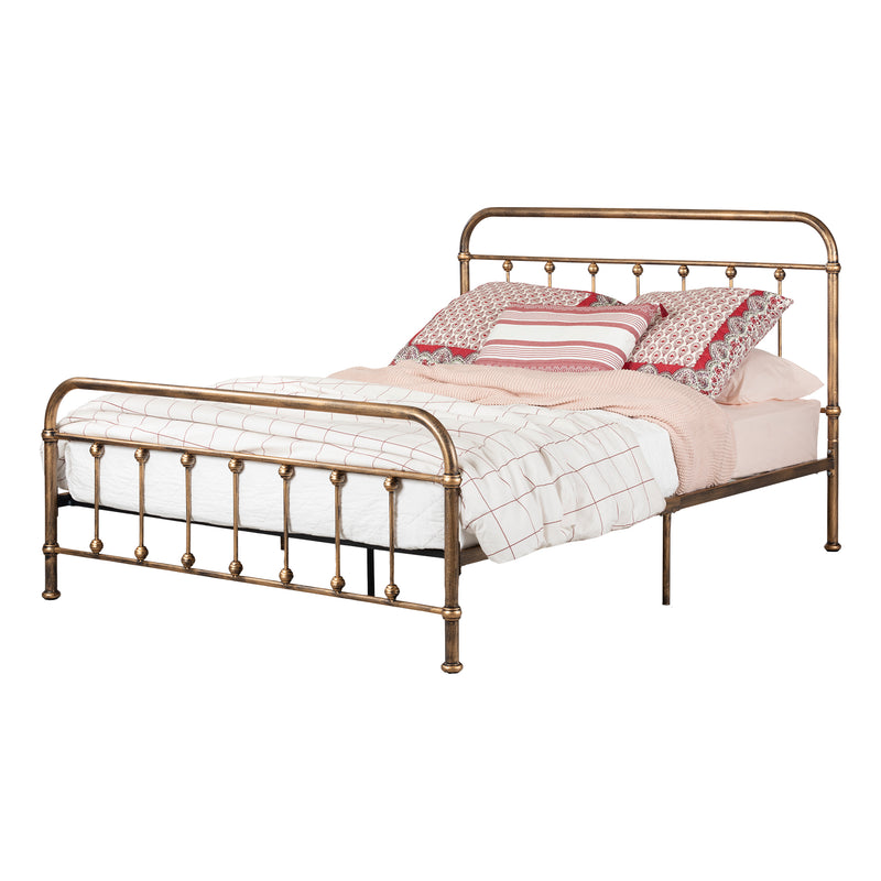 Prairie - Cottage Metal Platform Bed