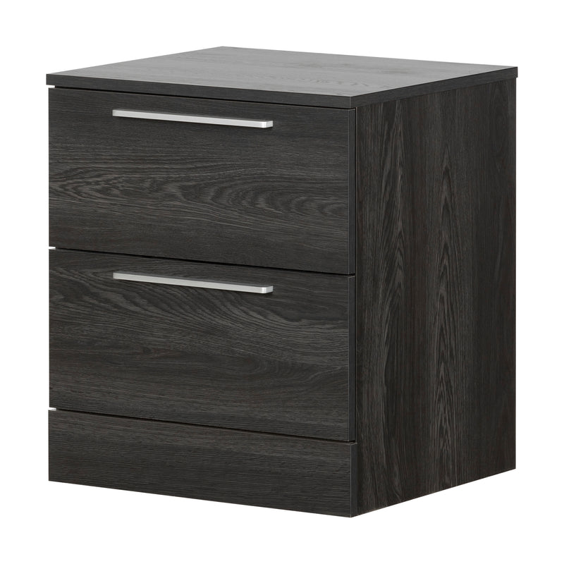 2-Drawer Nightstand  Step One Essential Gray Oak 12417