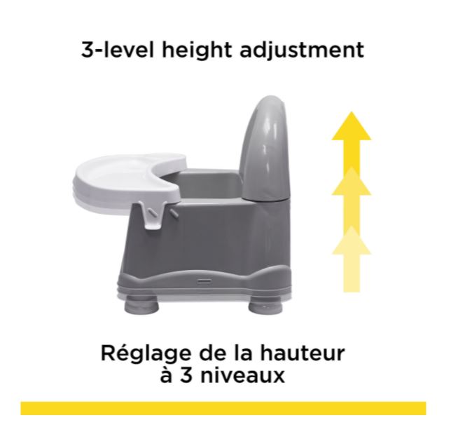 Booster seat with tray