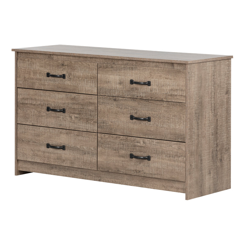 Bureau double Tassio - Chêne vieilli