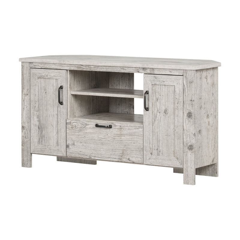 Meuble TV en coin 55" Lionel - Pin bord de mer