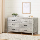 6-Drawer Double Dresser  Gravity Gray Maple 9036010